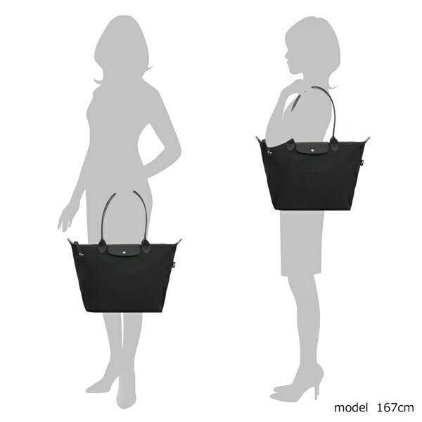 ロンシャン トートバッグ ル プリアージュ エナジー Lサイズ ブラック