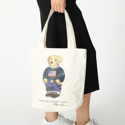 ポロラルフローレン トートバッグ ベージュ レディース POLO RALPH 