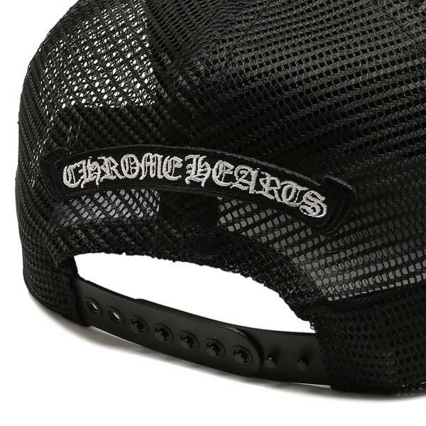 クロムハーツ 帽子 ブラック レッド メンズ CHROME HEARTS 106010 BKR