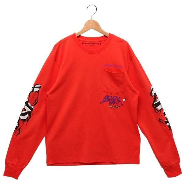 クロムハーツ Tシャツ カットソー ロンT ブラック メンズ CHROME