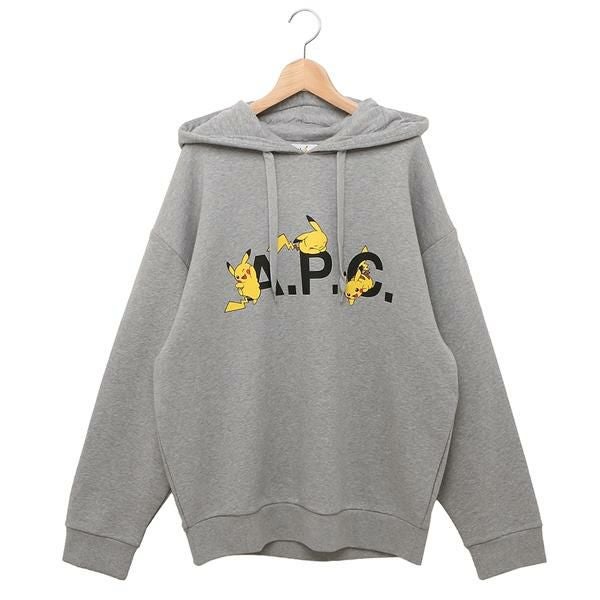 アーペーセー パーカー フーディー ポケモン グレー メンズ APC COGVF