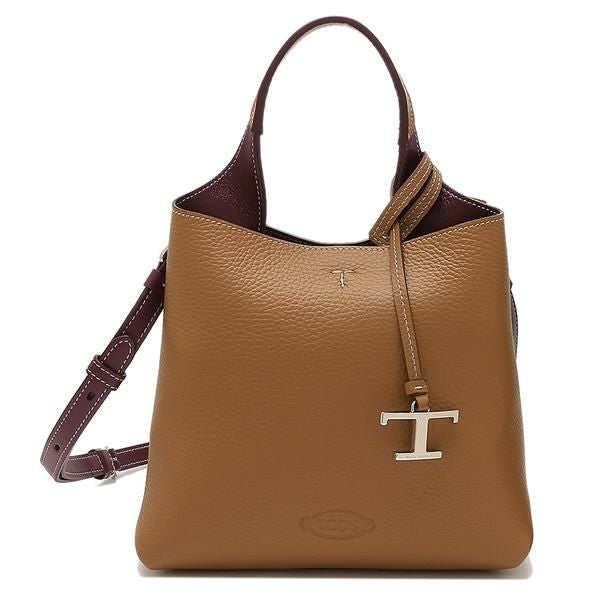 トッズ ハンドバッグ ショルダーバッグ 2WAY ブラウン レディース TODS