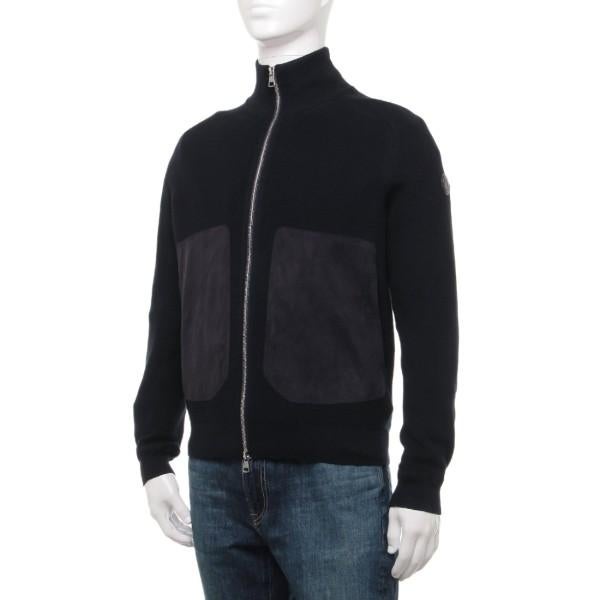 モンクレール カーディガン ボレロ ネイビー メンズ MONCLER 9B00019