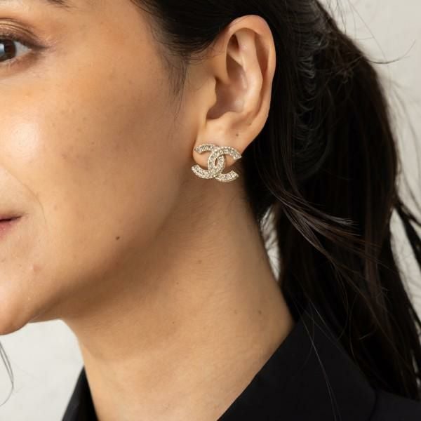 シャネル ピアス ココマーク CCマーク ゴールド レディース CHANEL
