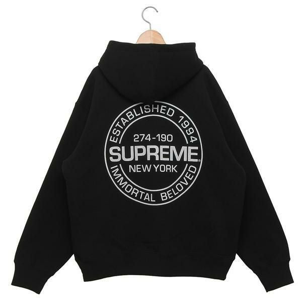 シュプリーム パーカー フーディー ブラック メンズ レディース ユニ