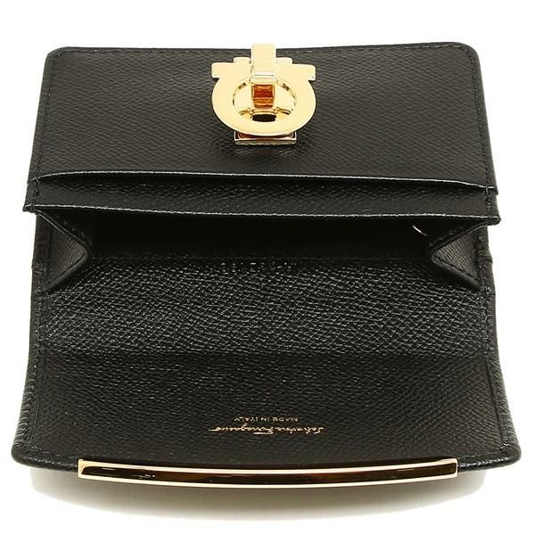 フェラガモ カードケース レディース Salvatore Ferragamo 22D198 0683350 001 ブラック 詳細画像