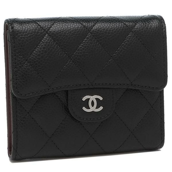 CHANEL長財布　　国内直営店購入 限定ロゴが可愛い♪】CHANEL ロング ジップ ウォレット 長財布 (CHANEL