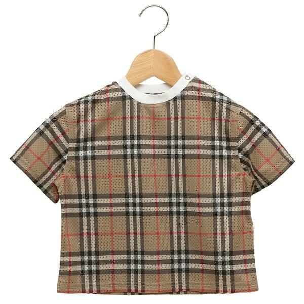 バーバリー 子供服 Tシャツ カットソー ベージュ キッズ BURBERRY