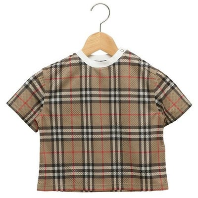 バーバリー 子供服 Tシャツ カットソー ベージュ キッズ BURBERRY