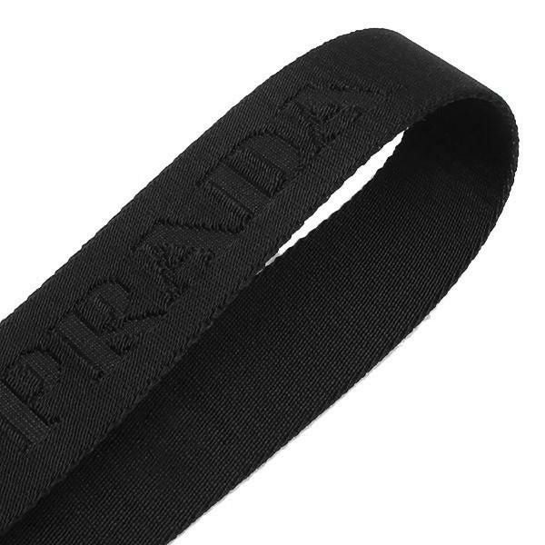 2024モデル　NFC済　PRADA トライアングルロゴ チノパンツ ベルト付 プラダ ベルト トライアングルロゴ ブラック メンズ PRADA 2CN085 2DKF