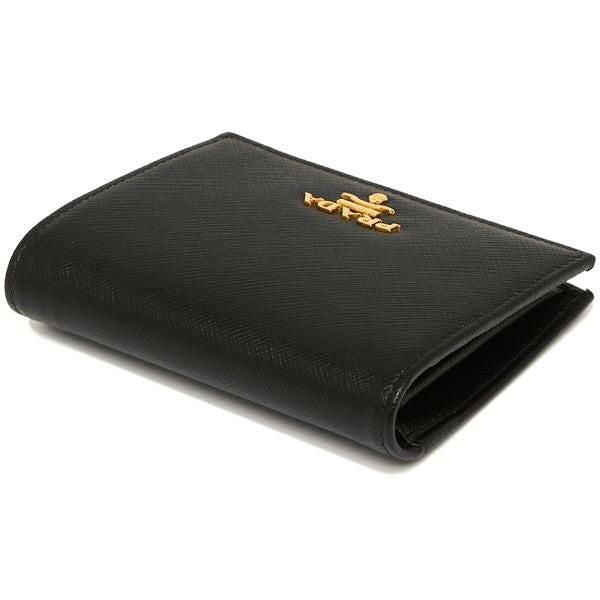 PRADA プラダ 二つ折り財布 小銭入付き 1MV204 QHH F0002 レディース ブラック 楽天市場】プラダ 二つ折り財布 財布レディース PRADA 1MV204 QWA