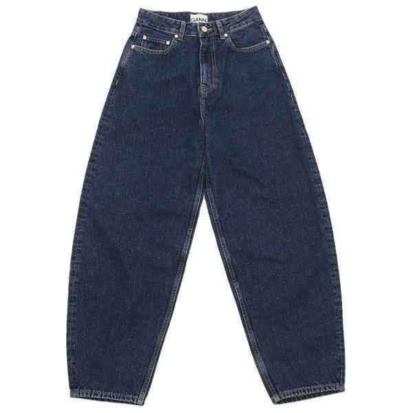 ガニー パンツ ネイビー レディース GANNI J1640 568 | AXES
