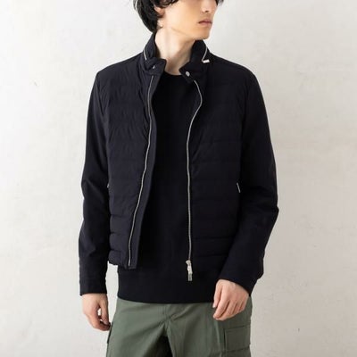 ムーレー ブルゾン フィリッポ ネイビー メンズ MOORER FILIPPO KN 
