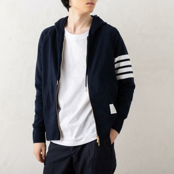 トムブラウン パーカー フーディー グレー メンズ THOM BROWNE MJT022H