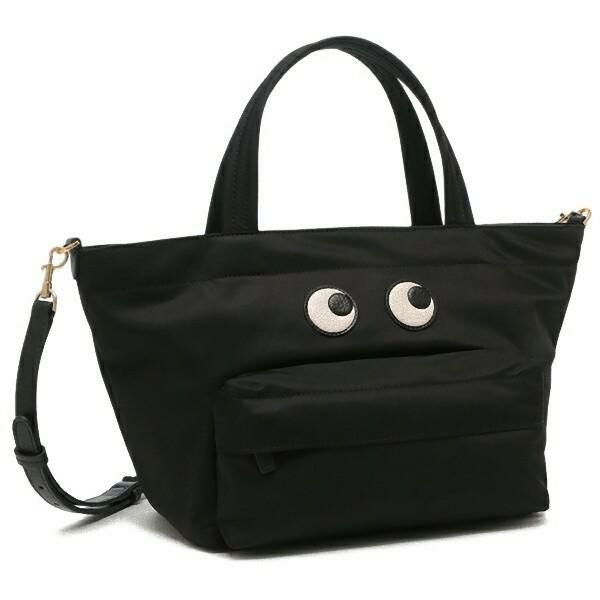 ANYA HINDMARCH トートバック アニヤハインドマーチ トートバッグ ブラック レディース ANYA