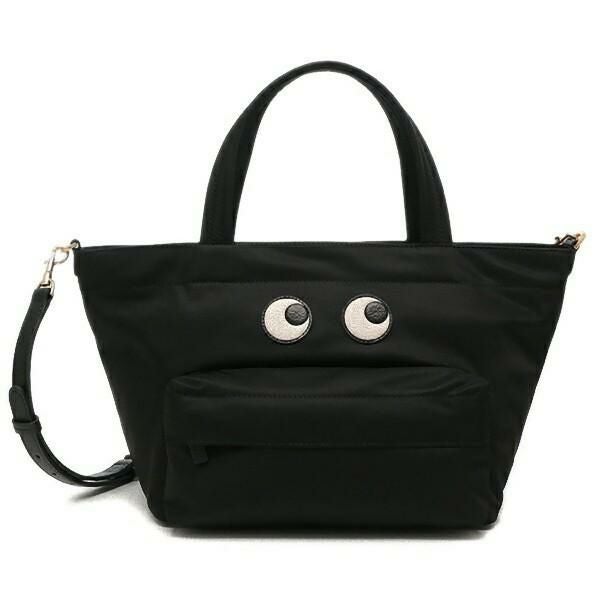 Anya Hindmarch アニヤハインドマーチ ウサギ型エコバッグ 黒 アニヤハインドマーチ トートバッグ ブラック レディース ANYA