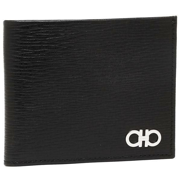 フェラガモ 折財布 メンズ Salvatore Ferragamo 66A065 0685986 007 ブラック/レッド