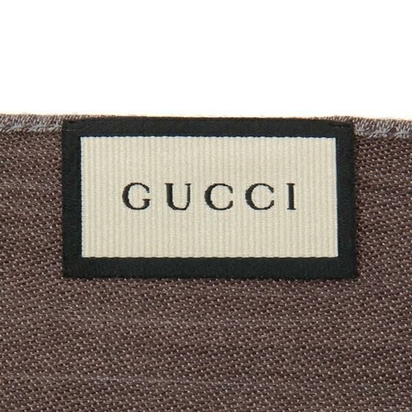 グッチ スカーフ バンダナ ストール グレー レディース GUCCI 165904