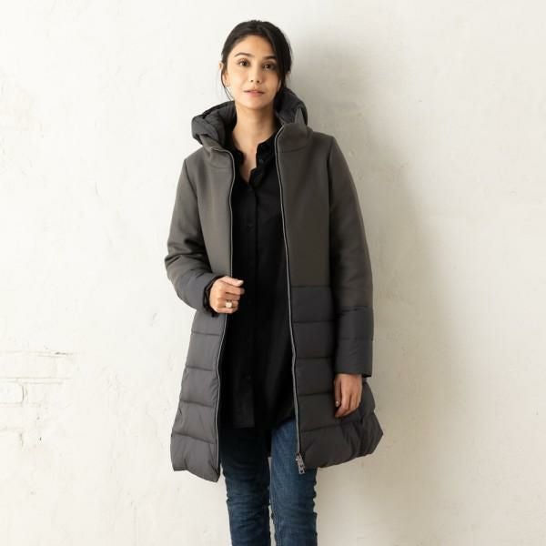 ヘルノ ダウンジャケット コート グレー レディース HERNO PI001965D