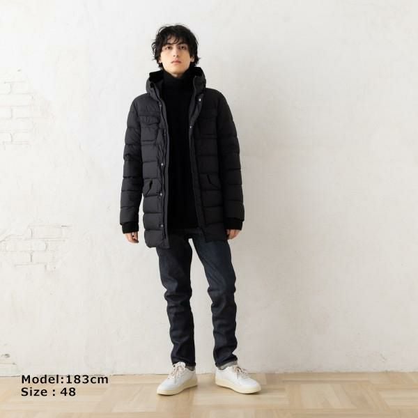 ヘルノ ダウンジャケット コート ブラック メンズ HERNO PI0191U