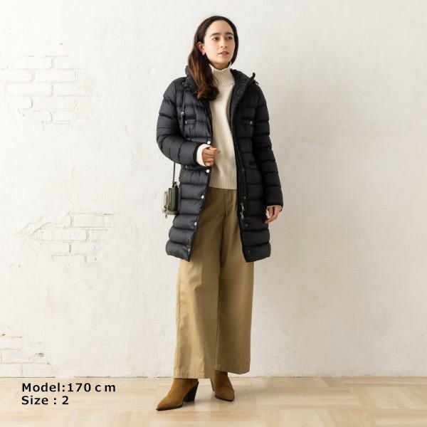 モンクレール ダウンジャケット コート イルマ ブラック レディース