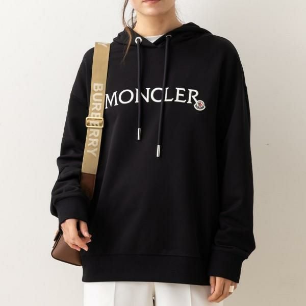 モンクレール パーカー フーディー ブラック レディース MONCLER