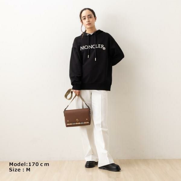 モンクレール パーカー フーディー ブラック レディース MONCLER