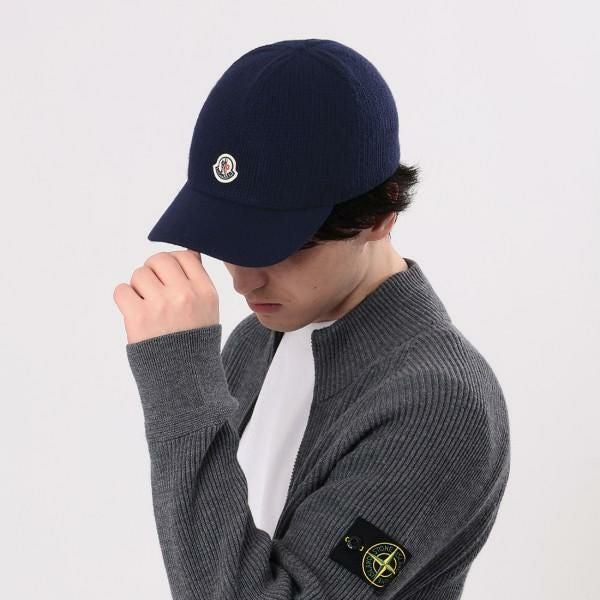l*i様 モンクレール　帽子 モンクレール 帽子 キャップ ネイビー レディース MONCLER 3B00021