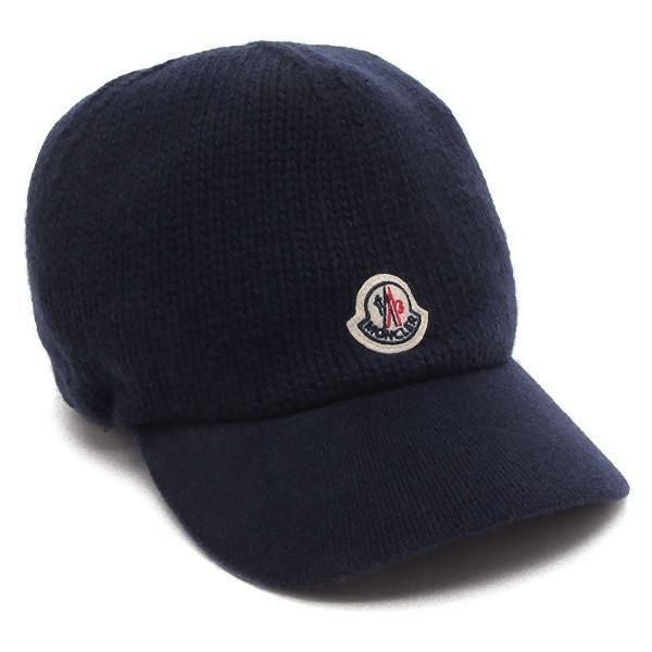 モンクレール 帽子 キャップ ネイビー レディース MONCLER 3B00021