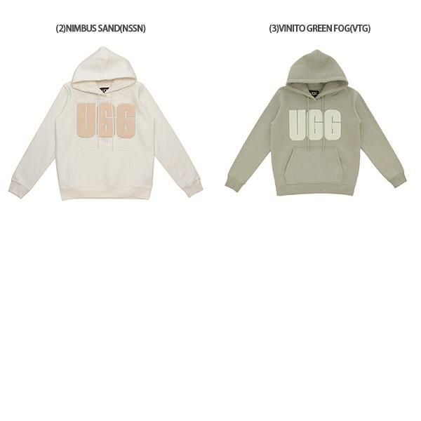 UGG パーカー アグ レディース レイ フーディー Rey UGGfluff Logo