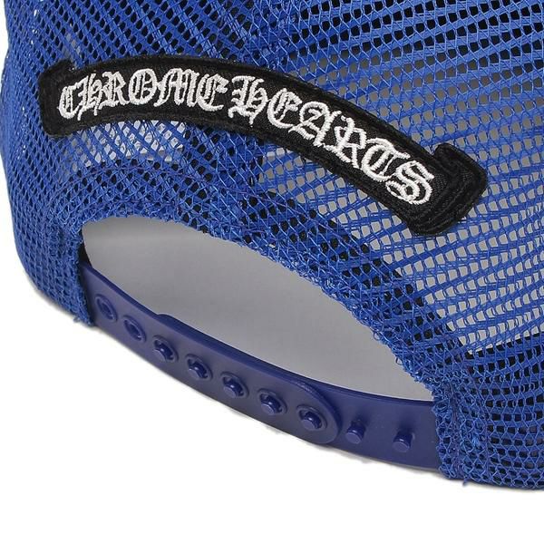クロムハーツ 帽子 メッシュキャップ ブルー メンズ CHROME HEARTS