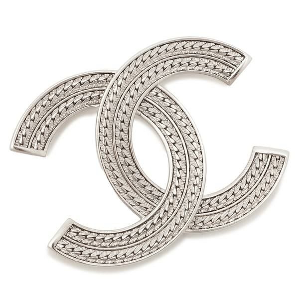 シャネル ブローチ ココマーク CCマーク シルバー レディース CHANEL