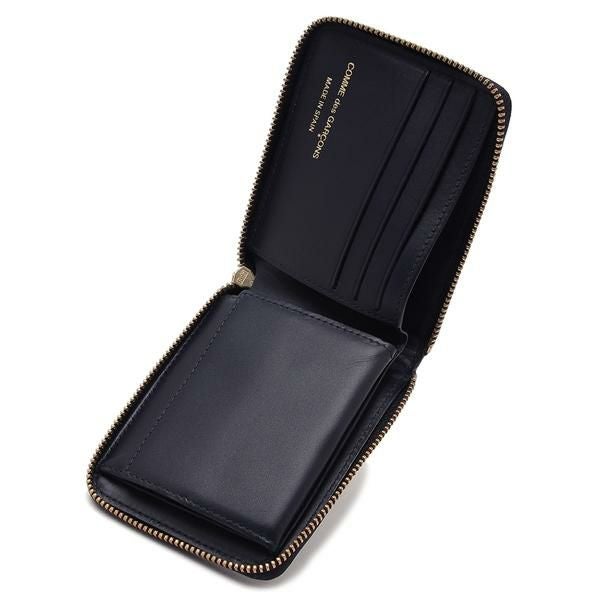 コムデギャルソン 二つ折り財布 ミニ財布 ネイビー メンズ レディース