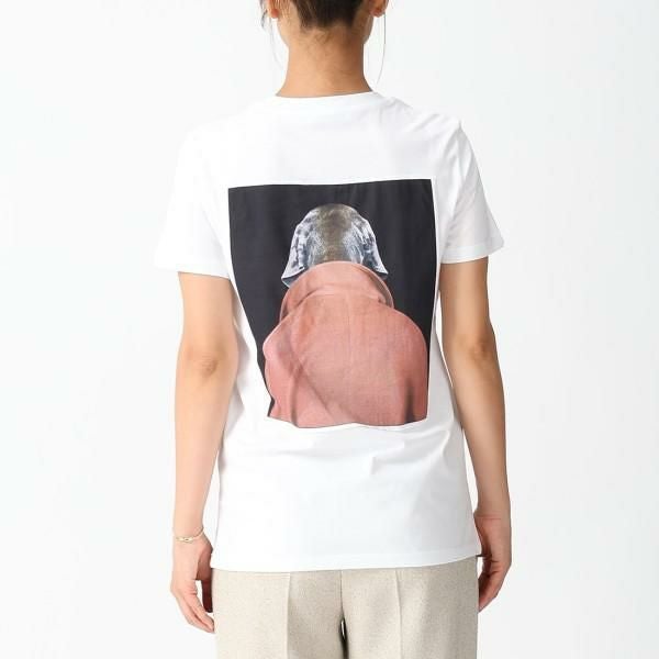 マックスマーラ Tシャツ カットソー チプリア ホワイト ピンク