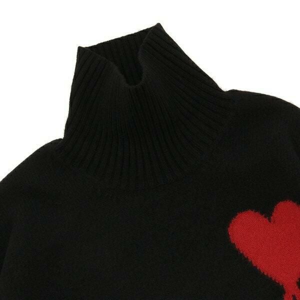 アミパリス ニット セーター メンズ AMI PARIS BFUKS40201 018 RED ADC