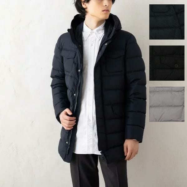 タトラス ダウンジャケット コート ポリテアマ ブラック レディース