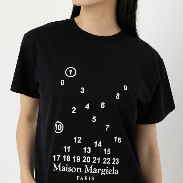 メゾンマルジェラ Tシャツ Sサイズ トップス 半袖カットソー ロゴT