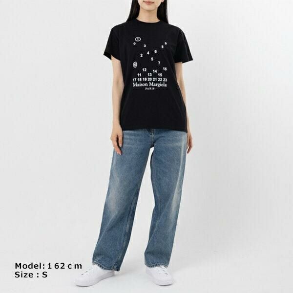 メゾンマルジェラ Tシャツ Sサイズ トップス 半袖カットソー ロゴT