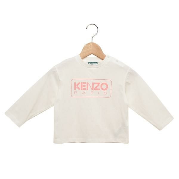 ケンゾー Tシャツ カットソー 子供服 ロングTシャツ ブルー ホワイト