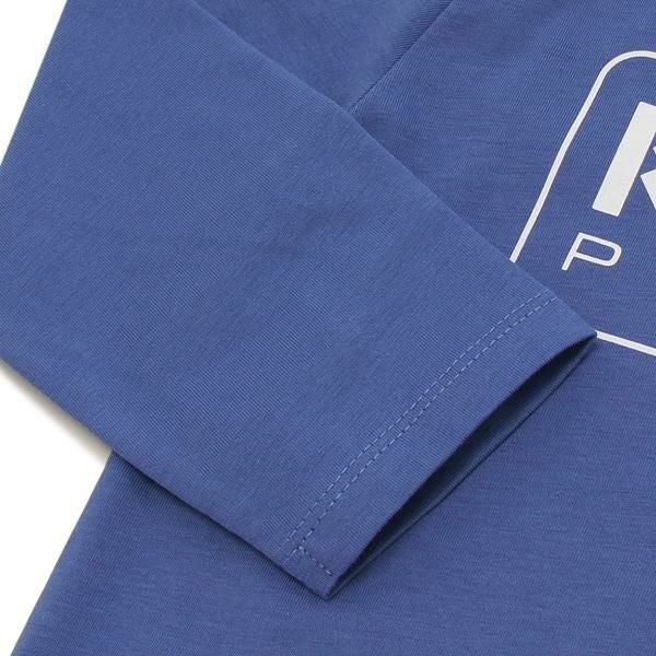 ケンゾー Tシャツ カットソー 子供服 ロングTシャツ ブルー ホワイト