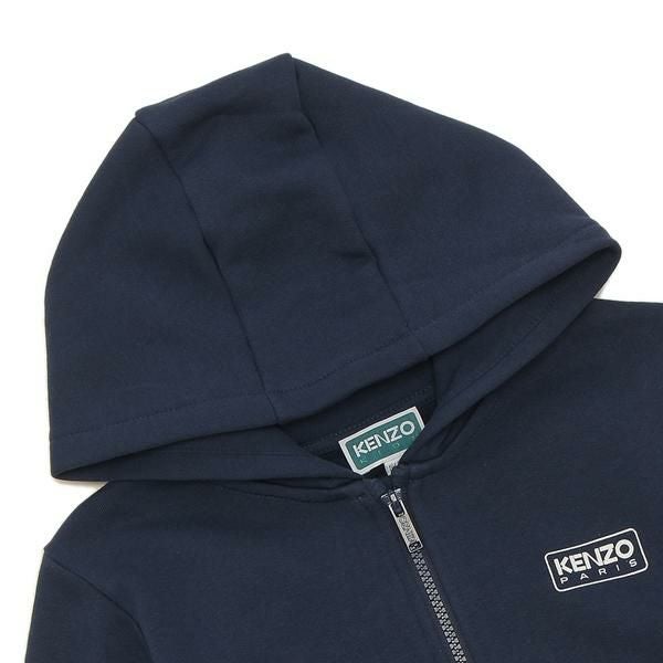 ケンゾー パーカー フーディー 子供服 ネイビー キッズ KENZO K60811