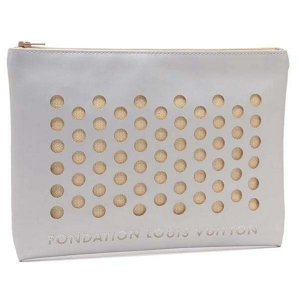 【はな】Louis Vuitton ポーチ フォンダシオン ルイヴィトン クラッチバッグ ポーチ シルバー メンズ