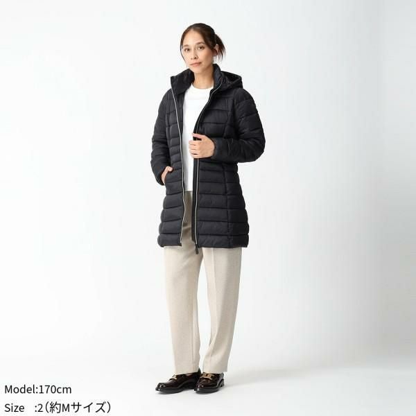 セーブザダック ダウンジャケット コート リーゼ ブラック レディース