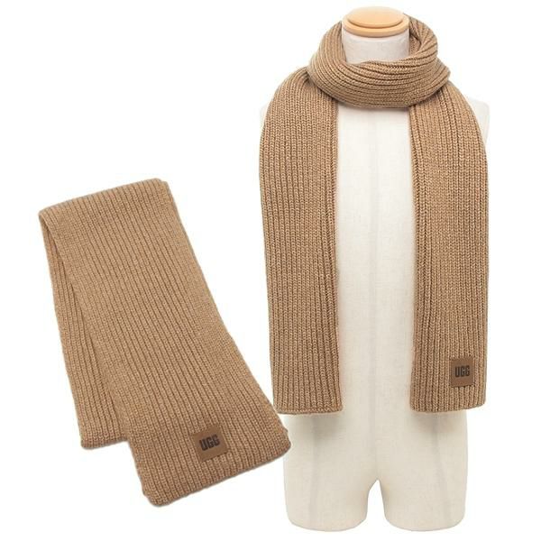 アグ マフラー フラフ リバーシブル スカーフ ベージュ レディース UGG