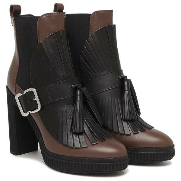 トッズ ブーツ ショートブーツ ブラウン ブラック レディース TOD'S