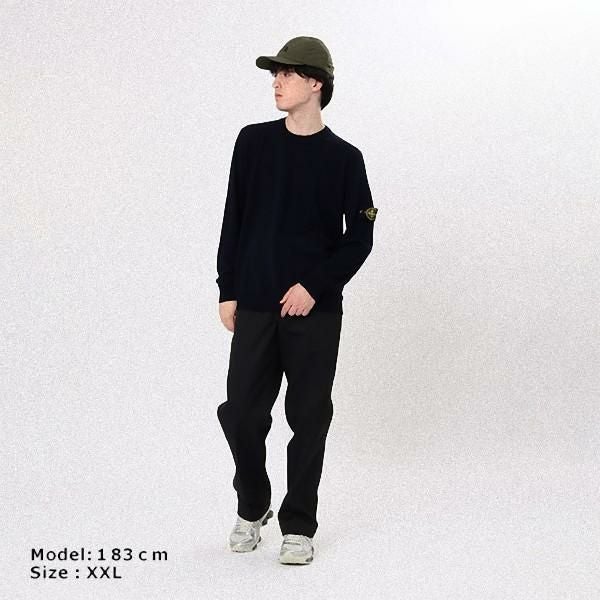 ストーンアイランド ニット セーター ネイビー メンズ STONE ISLAND