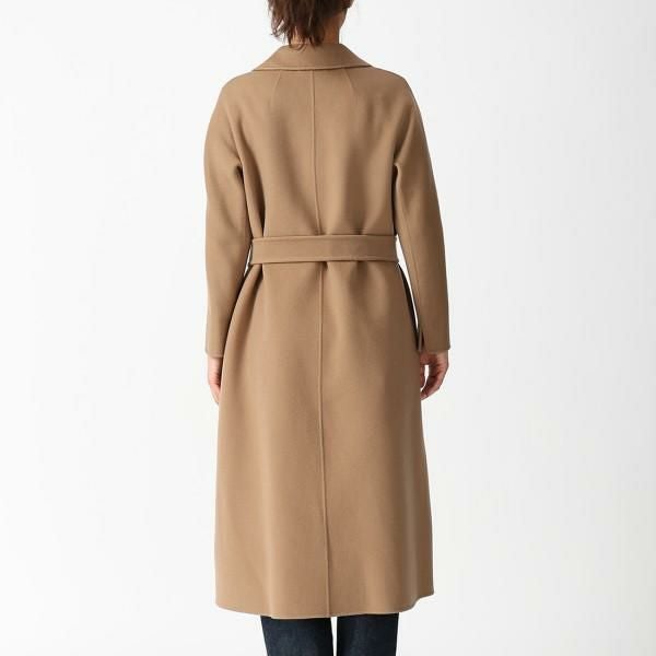 マックスマーラ　ブラウン ロングコート　 フーティッド Max Mara（マックスマーラ） コート タイガー Max Mara Studio