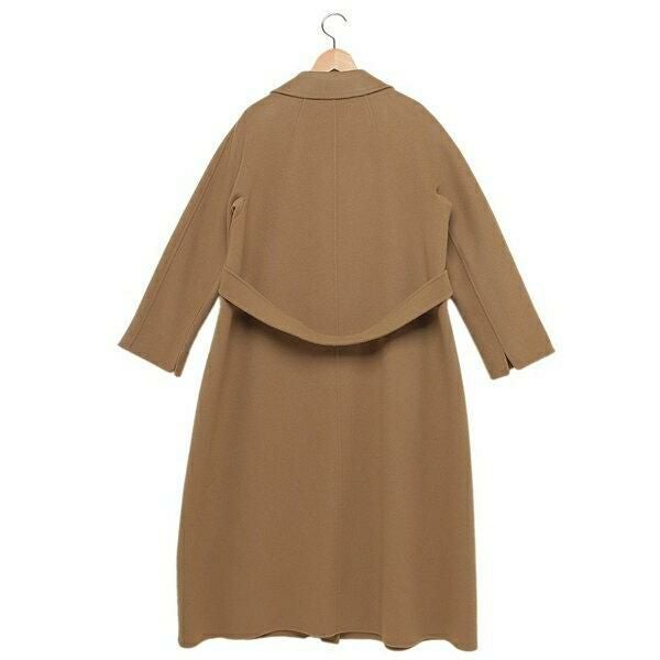 【美品】MaxMara ブラウンムートンコートUS8 FR40 11号M〜L マックスマーラ コート エスチュリア S MAX MARA ブラウン レディース
