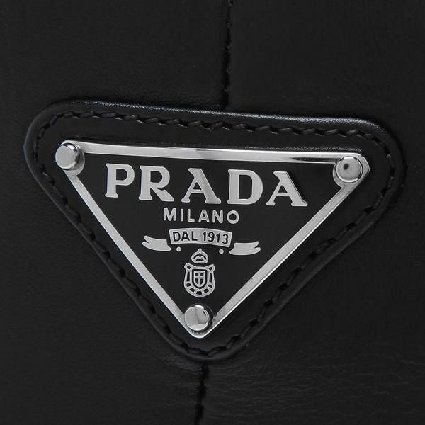 プラダ ブーツ トライアングルロゴ ブラック レディース PRADA 1T232N