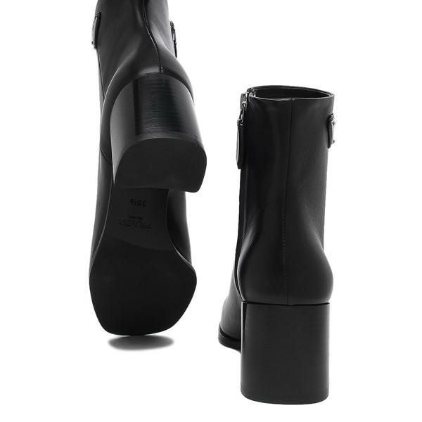 プラダ ブーツ トライアングルロゴ ブラック レディース PRADA 1T232N